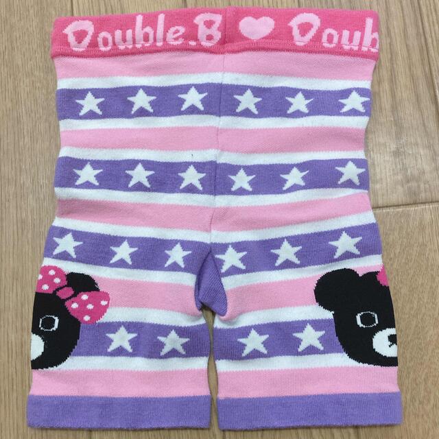 DOUBLE.B(ダブルビー)のミキハウス スパッツ 女の子 ピンク double.b 80 キッズ/ベビー/マタニティのベビー服(~85cm)(パンツ)の商品写真