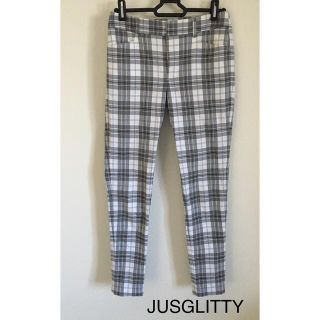 【美品】JUSGLITTY♡チェックパンツ