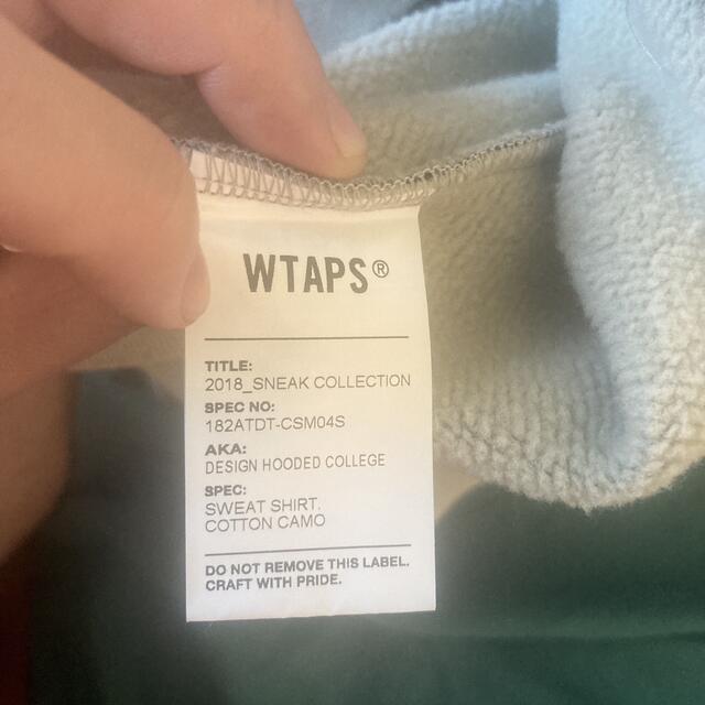 WTAPS 18AW DESIGN HOODED COLLEGE 2