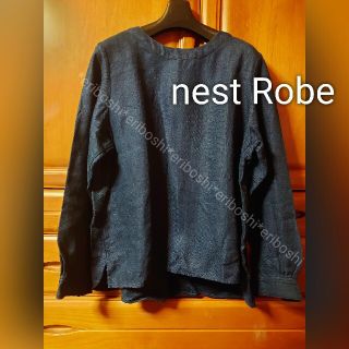 ネストローブ(nest Robe)のnest Robeネストローブ◆リネンバックボタン長袖シャツ(シャツ/ブラウス(長袖/七分))