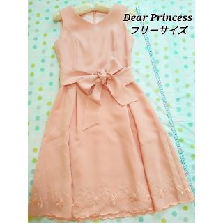 ディアプリンセス(Dear Princess)の未使用Dear Princess✨リボン付きノースリーブドレスワンピース☆フリー(ひざ丈ワンピース)