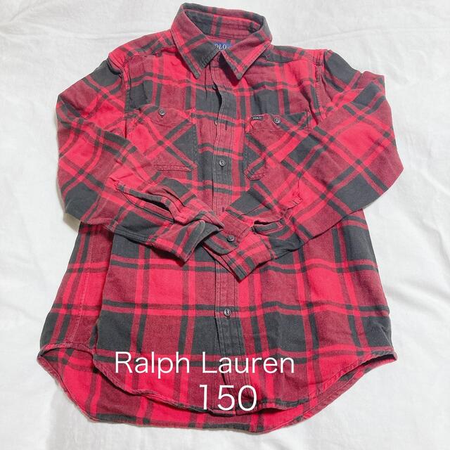 POLO RALPH LAUREN(ポロラルフローレン)のRalph Lauren 150 ネルシャツ キッズ/ベビー/マタニティのキッズ服男の子用(90cm~)(Tシャツ/カットソー)の商品写真