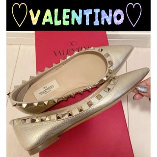 ヴァレンティノガラヴァーニ(valentino garavani)のSALE‼️VALENTINO⭐️ヴァレンティノ⭐️スタッズローヒールパンプス(ハイヒール/パンプス)