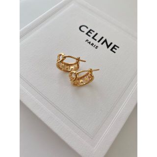 正規品 【CELINE】トリオンフ マルチフープピアス