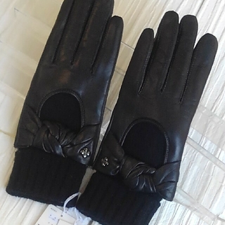 アンテプリマ(ANTEPRIMA)のfig様、専用ANTEPRIMA羊革、黒の手袋 ⭐新品⭐ サイズ20センチ(手袋)