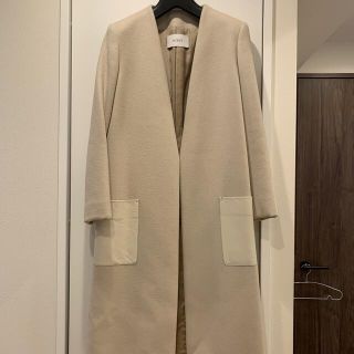 unitedarrows/astraetr ロングコート　リアルレザーポケット(ロングコート)