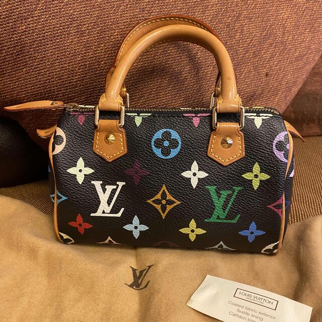 LOUIS VUITTON モノグラム マルチカラー ミニスピーディ　レアルイヴィトンレア