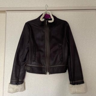 ボナジョルナータ(BUONA GIORNATA)のショートボアブルゾン(美品)(ライダースジャケット)