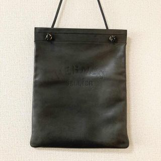 エルメス(Hermes)の希少　HERMES エルメス　アリーヌGM  ブラック　レザー　ショルダー(ショルダーバッグ)