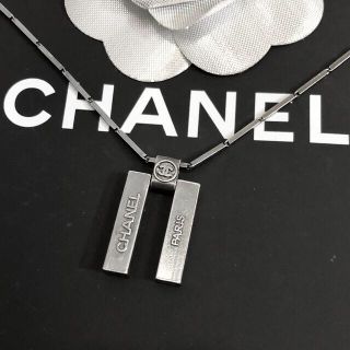 シャネル(CHANEL)のシャネル　ネックレス　ココマーク　ヴィンテージ　スイング　シルバー　チェーン　☆(ネックレス)