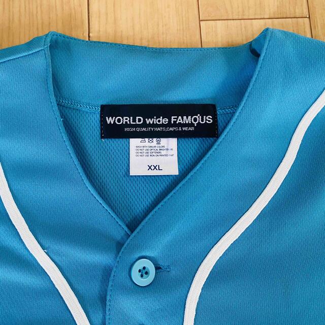 WORLD wide FAMOUS ワールドワイドフェイマス ベースボールシャツ