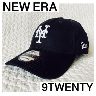 ニューエラー(NEW ERA)の【新品❣️】再入荷 ニューエラ ニューヨークメッツ 9TWENTY 黒 人気 (キャップ)