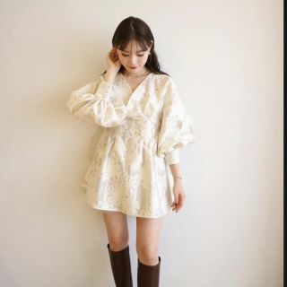Acka original jacquard mini dress 新品の通販 by hs 's shop|ラクマ