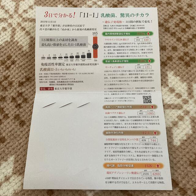 11-1 いちいちのいち 乳酸菌の通販 by はな|ラクマ 11-1 いちいちのいち 乳酸菌の通販 by はな|ラクマ