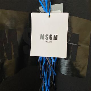 MSGM - 定番人気ボックスロゴ【MSGM】ﾄﾚｰﾅｰ 長袖 S 黒 SWEATSHIRTの