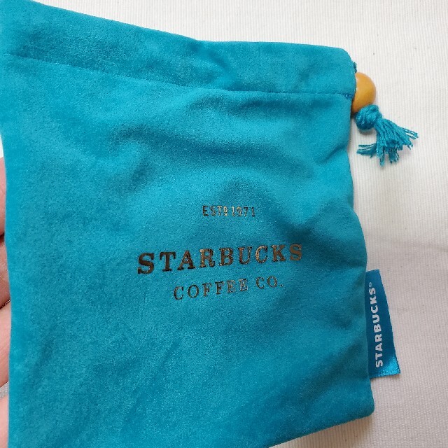 Starbucks Coffee(スターバックスコーヒー)のスターバックス 布袋 巾着袋 ハンドメイドのファッション小物(ポーチ)の商品写真