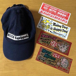 moon eyes  キャップ&シール(非売品)セット(キャップ)