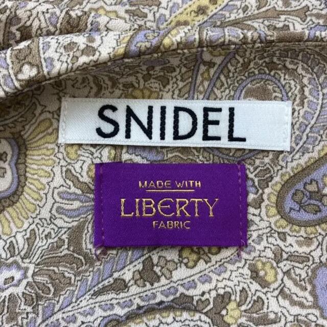 SNIDEL(スナイデル)のスナイデル リバティプリントカシュクールワンピース パ424 レディースのワンピース(ロングワンピース/マキシワンピース)の商品写真