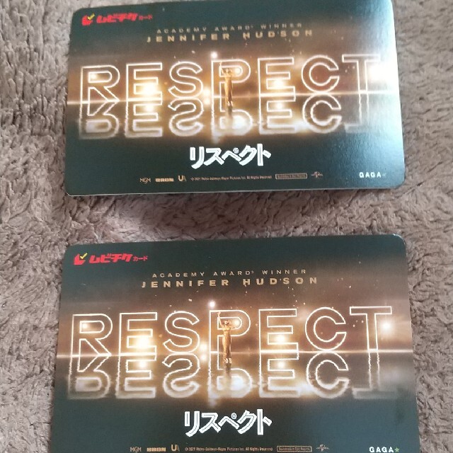 ムビチケ   RESPECT   ２枚 チケットの映画(洋画)の商品写真