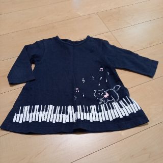 ベルメゾン(ベルメゾン)の110サイズ　チュニック　ネコ(Tシャツ/カットソー)