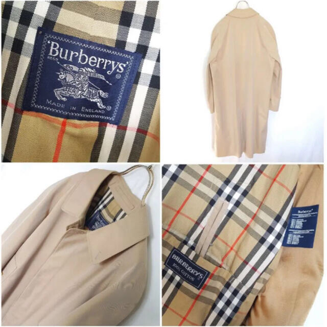 BURBERRY(バーバリー)のイギリス製★old BURBERRY ステンカラーコート メンズのジャケット/アウター(ステンカラーコート)の商品写真