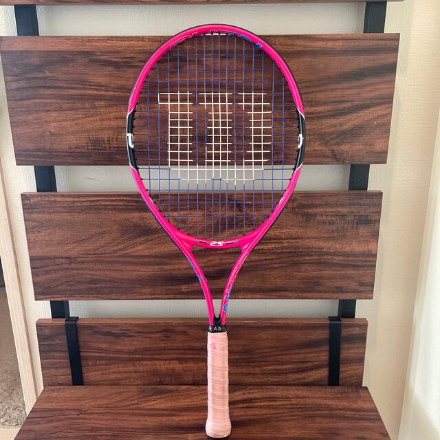 wilson(ウィルソン)のジュニア用テニスラケット Wilson BURN PINK 25 スポーツ/アウトドアのテニス(ラケット)の商品写真