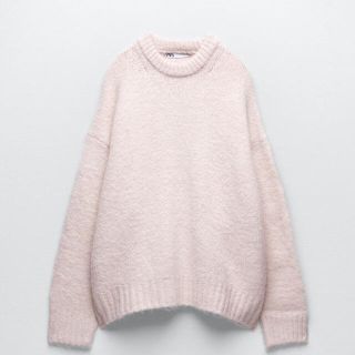 ザラ(ZARA)のZARA ソフトニットセーター ピンク Sサイズ(ニット/セーター)