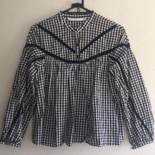 ザラ(ZARA)のすぬん様専用　ZARA ギンガムチェックブラウス(シャツ/ブラウス(長袖/七分))