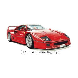 Ferrari - GC-404 フェラーリF40限定版画サイン額装済作家平右ヱ門 ...