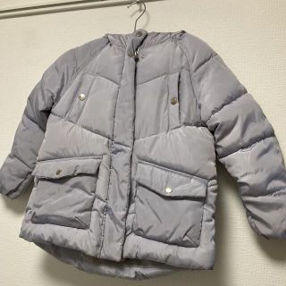 ザラキッズ(ZARA KIDS)のザラキッズ　130 134 ダウン　コート　グレー(コート)