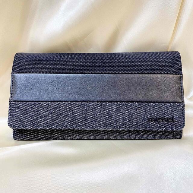 DIESEL - 未使用☆DIESEL ディーゼル 長財布 デニム レザー DIESEL - 未使用☆DIESEL ディーゼル 長財布 デニム レザー