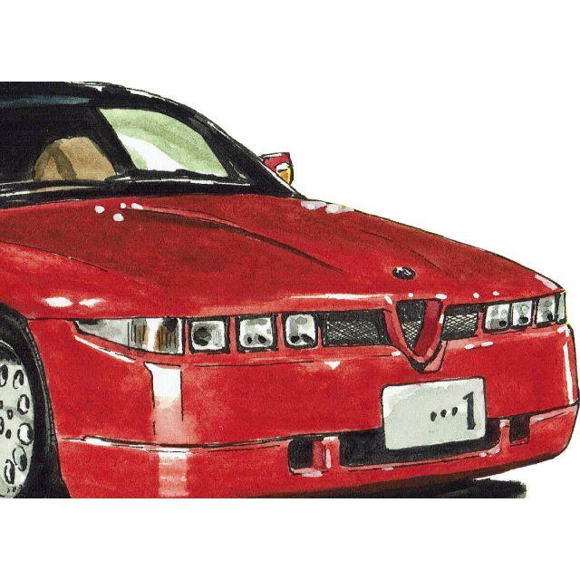 Alfa Romeo(アルファロメオ)のGC-409ミト/ザガートRZ限定版画サイン額装済作家平右ヱ門 エンタメ/ホビーの美術品/アンティーク(版画)の商品写真