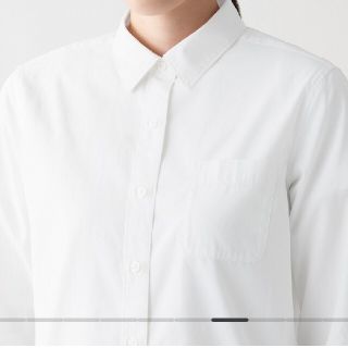 ムジルシリョウヒン(MUJI (無印良品))の無印良品　超長綿洗いざらしブロードシャツ(シャツ/ブラウス(長袖/七分))