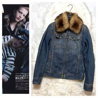 ドルチェ&ガッバーナ(DOLCE&GABBANA) ファー ジージャン/デニム