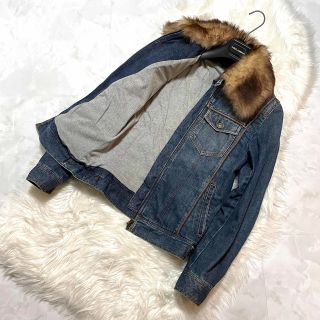 DOLCE&GABBANA - 本物 美品 ドルチェ&ガッバーナ ファー レザー