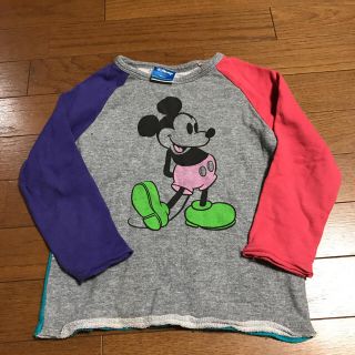 グルービーカラーズ(Groovy Colors)の深夜価格 smoothy×Disney ミッキー ラグラン 120(Tシャツ/カットソー)