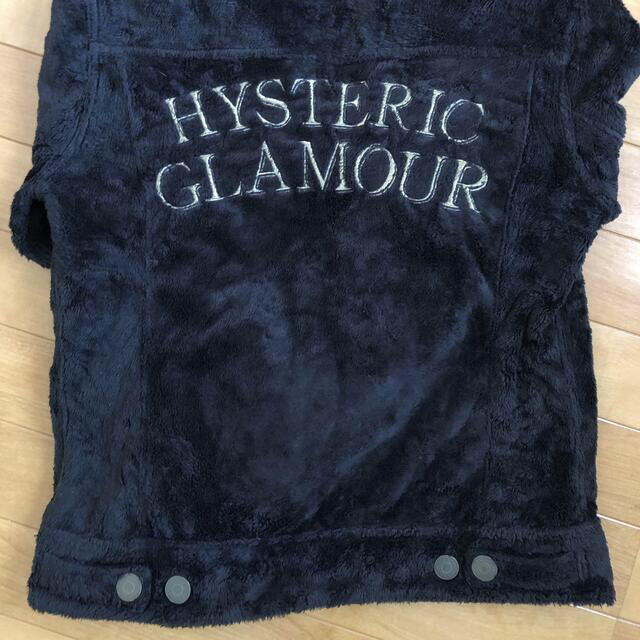 HYSTERIC GLAMOUR(ヒステリックグラマー)のヒステリックグラマー ジャケット ベロア ライダース ブラック レディース  レディースのジャケット/アウター(ライダースジャケット)の商品写真