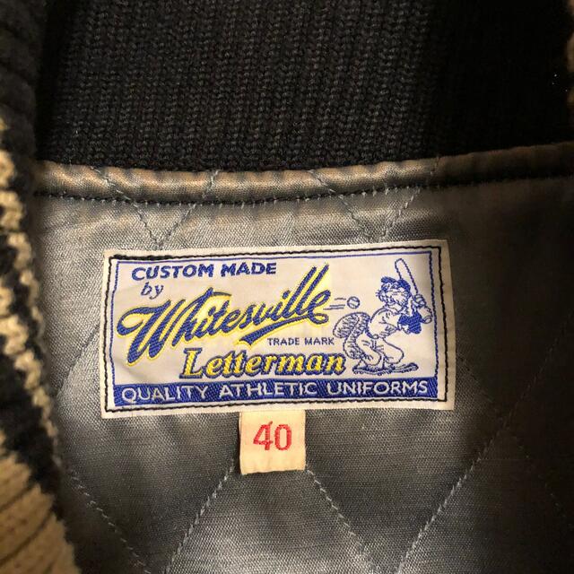 Whitesville ホワイツビル レターマン スタジャン サイズ40 メンズのジャケット/アウター(スタジャン)の商品写真