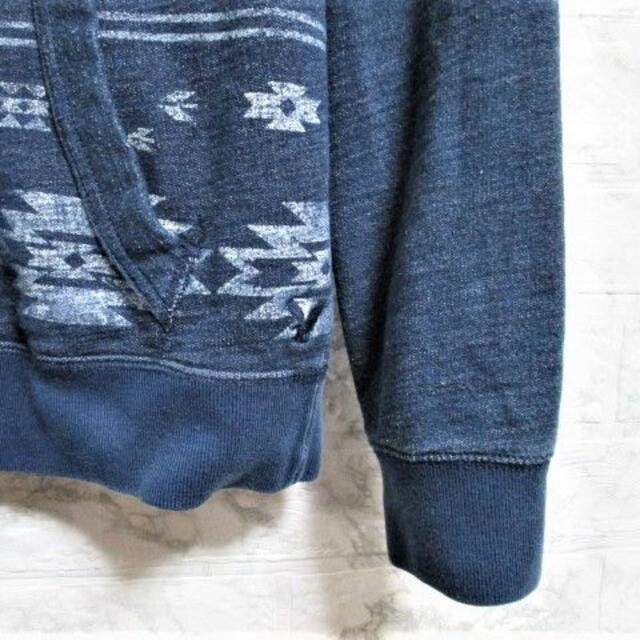 American Eagle(アメリカンイーグル)の☆アメリカンイーグル ヴィンテージ加工 デザイン パーカー/メンズ/XS メンズのトップス(パーカー)の商品写真