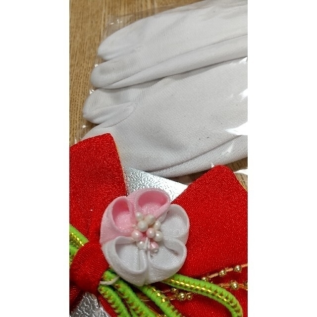 七五三 着物 和装一式 3歳女の子 キッズ/ベビー/マタニティのキッズ服女の子用(90cm~)(和服/着物)の商品写真