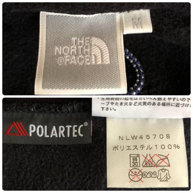 THE NORTH FACE(ザノースフェイス)のノースフェイス フリースジャケット POLARTEC フルジップ 刺繍ロゴ  レディースのトップス(トレーナー/スウェット)の商品写真