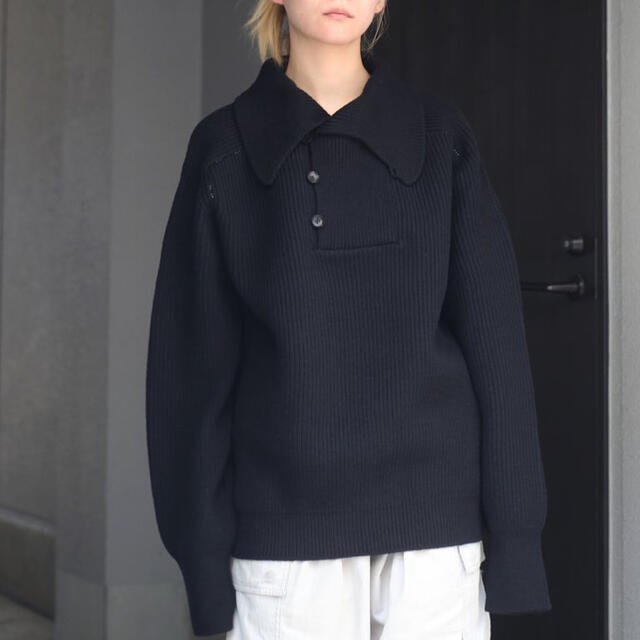 yoke 21aw High Neck Rib Knit Mサイズ