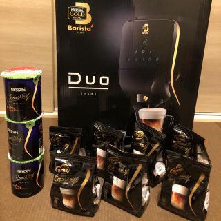 ネスレ(Nestle)のネスカフェ ゴールドブレンド バリスタ Duo 詰め替え　コーヒー付(コーヒーメーカー)