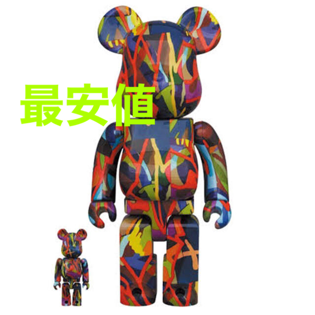 BE@RBRICK KAWS TENSION 100% & 400%カウズ