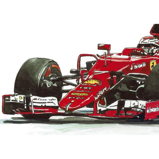 流行り の ブランド Ferrari - GC-419フェラーリF1/488限定版画サイン額装済作家平右 F1