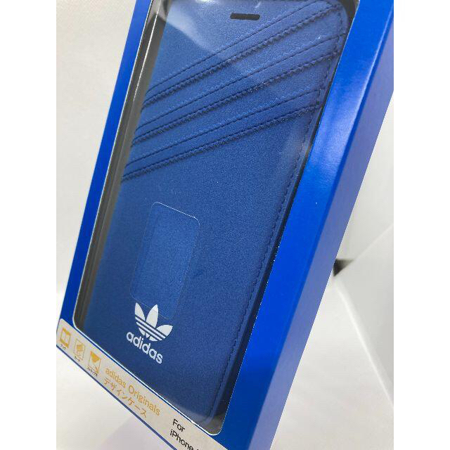 adidas(アディダス)のiPhone X adidas ブックケース 青★新品未使用★ スマホ/家電/カメラのスマホアクセサリー(iPhoneケース)の商品写真