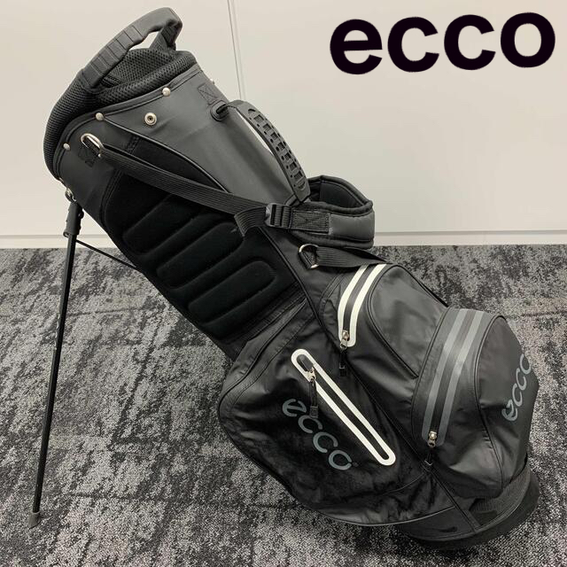 【美品】ecco スタンドキャディーバッグ