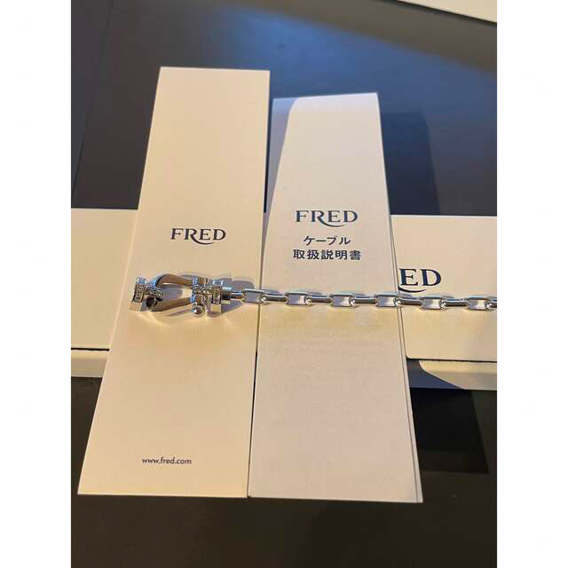 FRED(フレッド)のフレッド FRED フォース10 ホワイトゴールド LM 純正ハーフダイヤ メンズのアクセサリー(ブレスレット)の商品写真