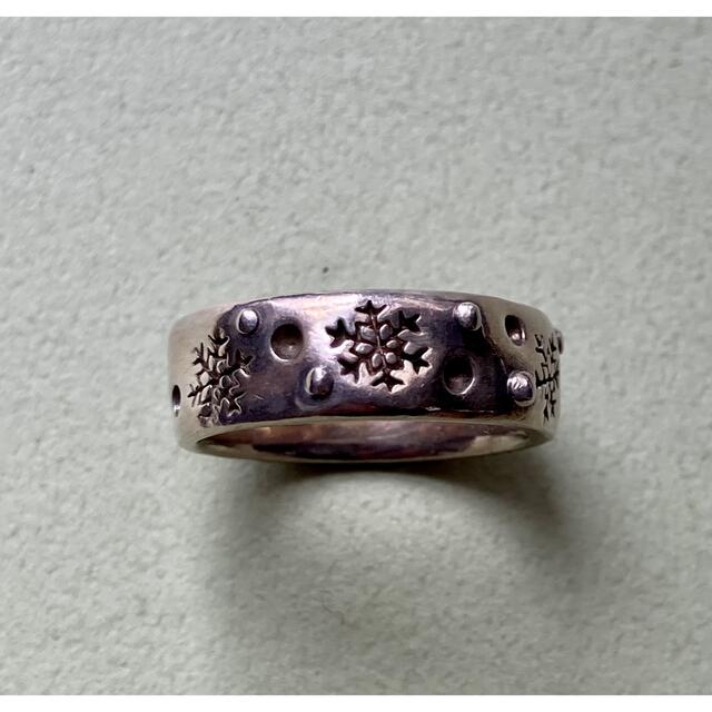 uzu 雪の結晶　シルバーリング　silver925 クリスマス レディースのアクセサリー(リング(指輪))の商品写真