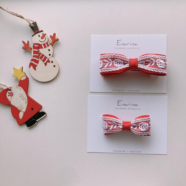 Christmas by enarina's shop|ラクマ hairclipの通販 超歓迎定番